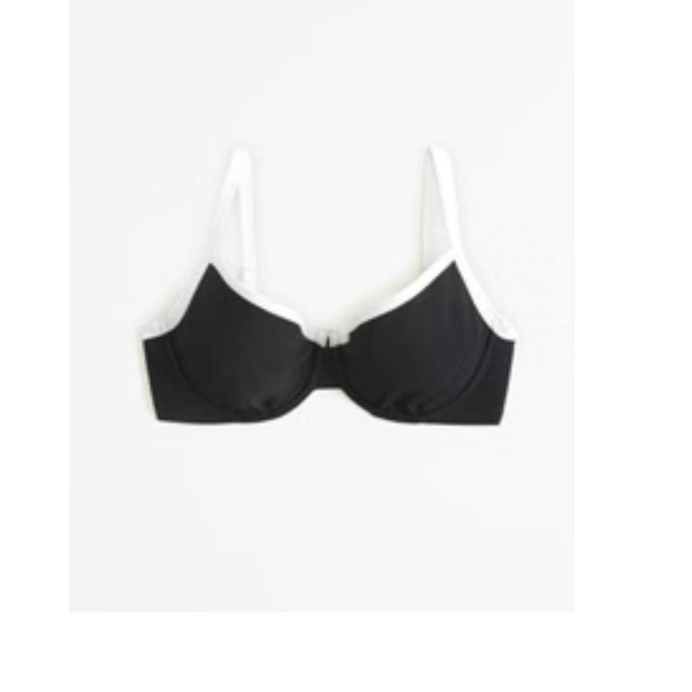 Black & White Bikini Top